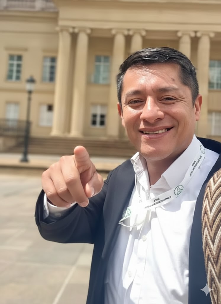 Edil Andrés Yate en la comunidad